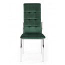 Стул HALMAR K416 темно-зеленый/хром